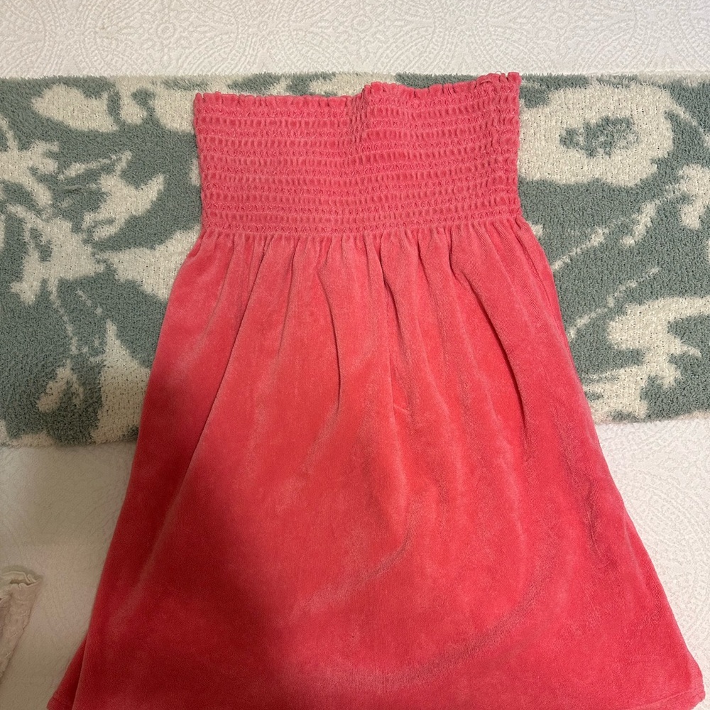 Juicy Couture Towel Smocked Dress, size Large
